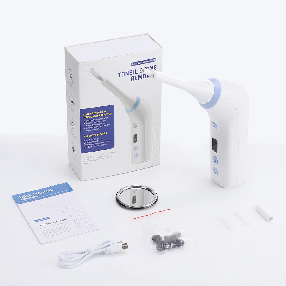 Elektrisk Tonsilstenfjerner med Sug