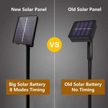 Vandtætte Solcelle LED Fe-Lyskæder