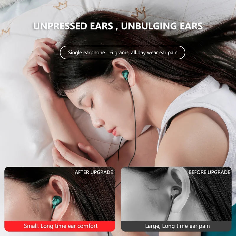 Kablede Øretelefoner med Mikrofon – Type-C / 3,5 mm