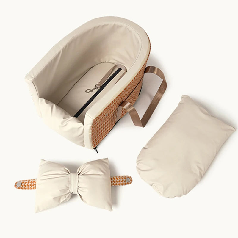 Sød Rejsebilssædepose til Små Kæledyr