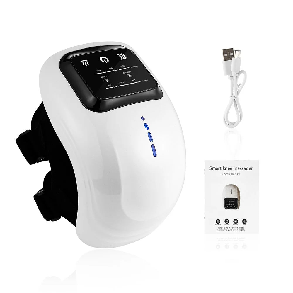 Smart Knæmassageapparat med Vibration og Lufttryk