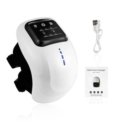 Smart Knæmassageapparat med Vibration og Lufttryk
