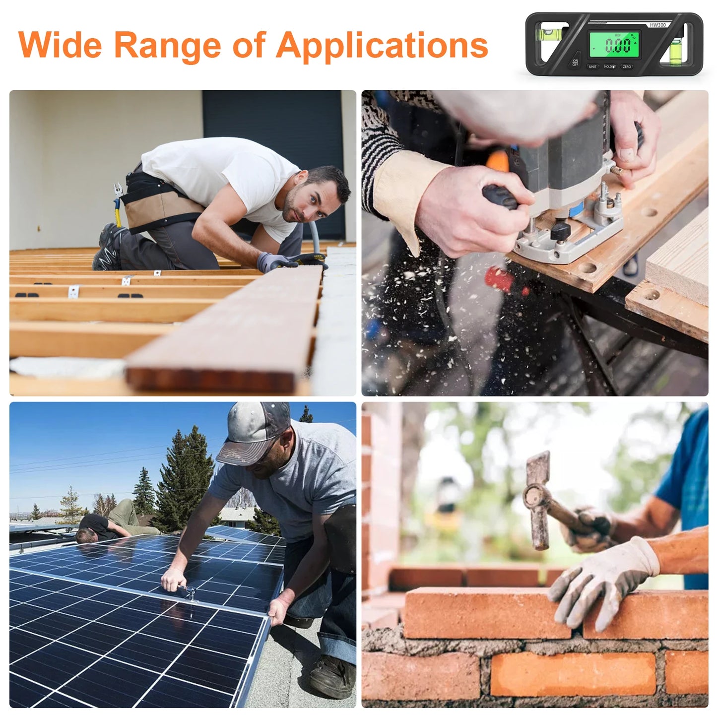 LCD Digitalt Vinkelmåleværktøj