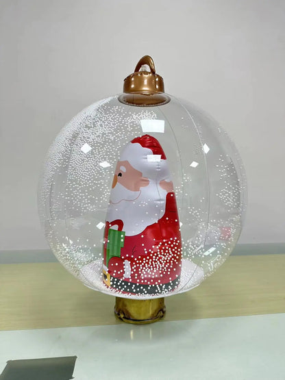 60 cm Oppustelig Julekugle til Dekoration