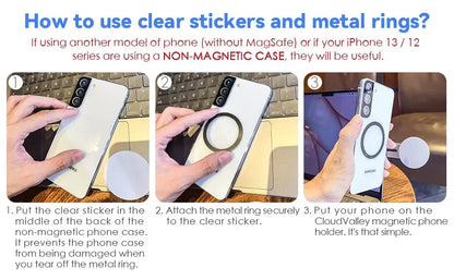 Magnetisk Mobilholder til Skærm