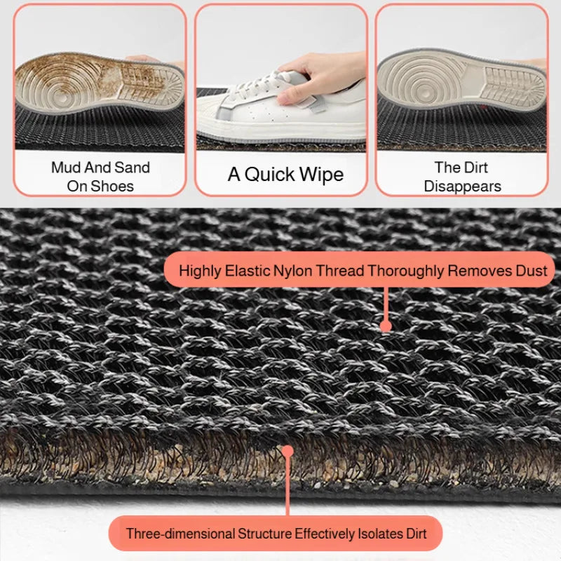 Blød Skridsikker Udendørs Entrémåtte