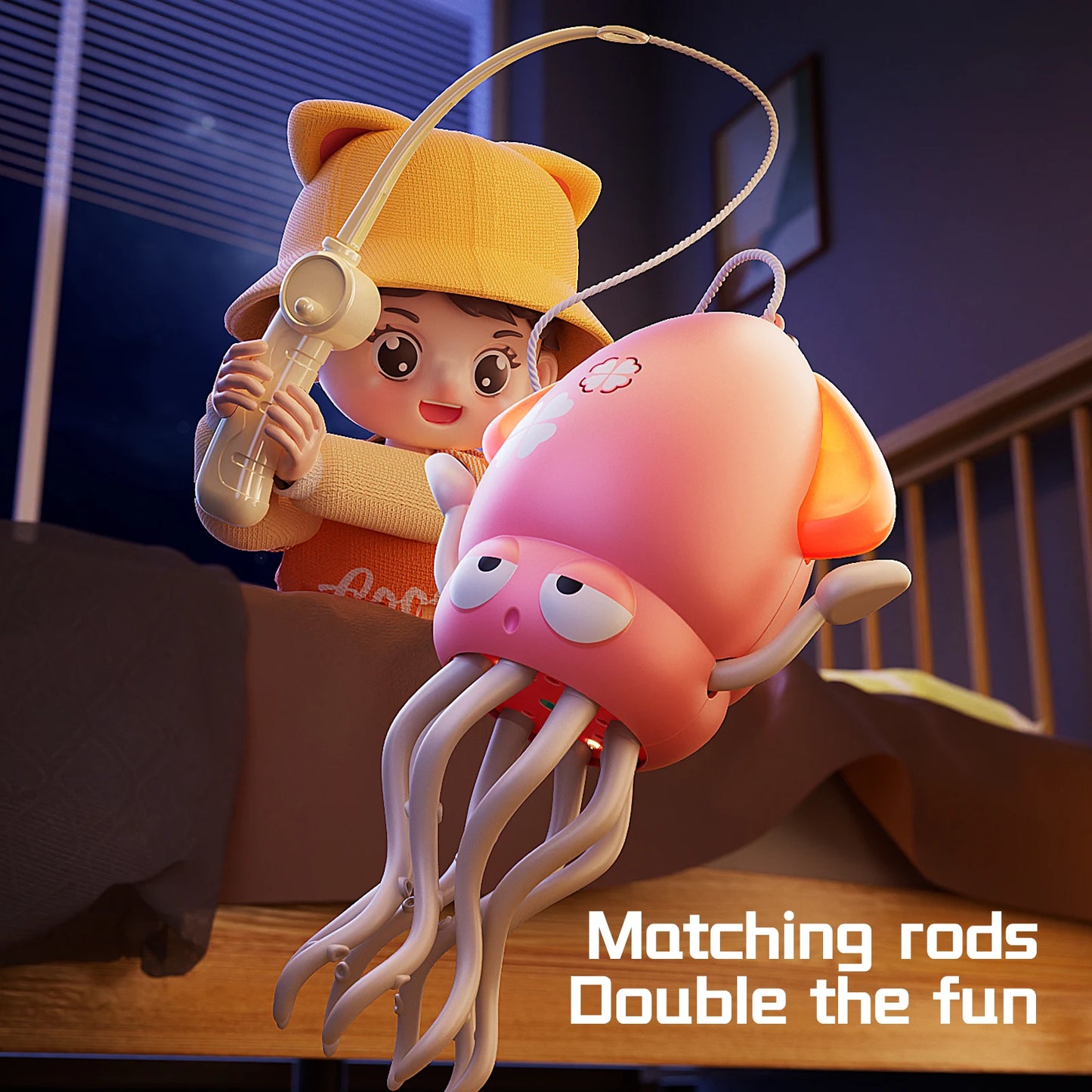 Magisk Dansende Gyngende Blæksprutte Legetøj