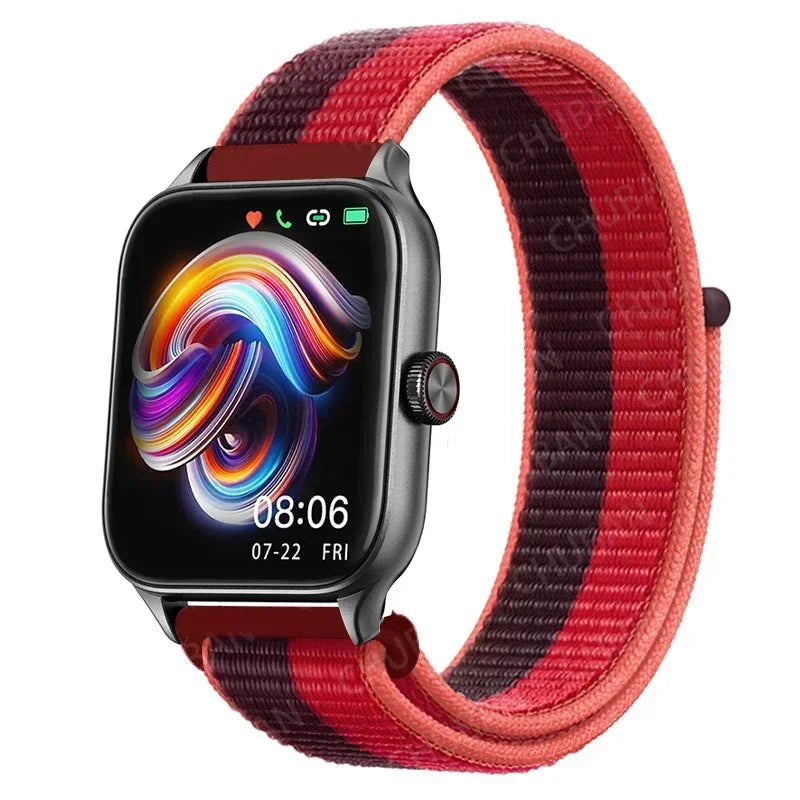 Nylonløkke Urrem til Amazfit, Samsung, Huawei, Xiaomi, Garmin