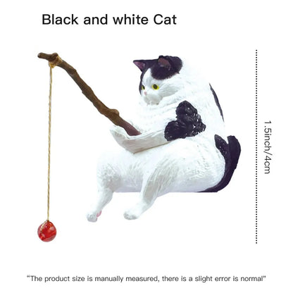 Mini Hængende Katte-Akvarium til Skrivbord