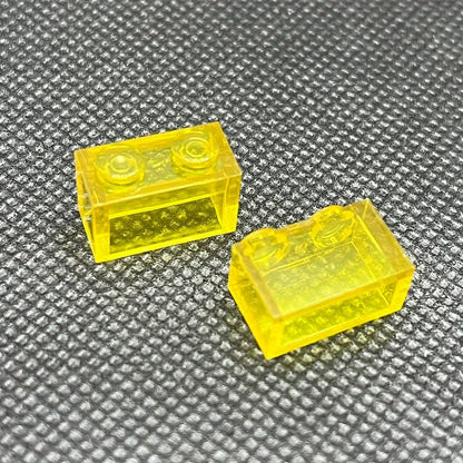 40 stk. Små Gennemsigtige 1x2 Byggeklodser Legetøj