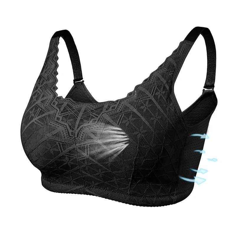 Justerbar Bomulds Mastektomi Bh med Lomme