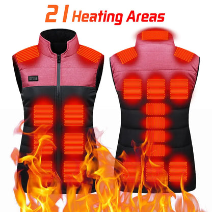 USB Elektrisk Opvarmet Vintervest