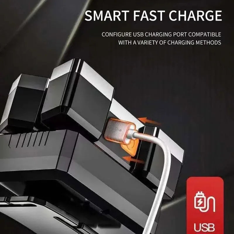 Kraftig Genopladelig LED-Pandelampe