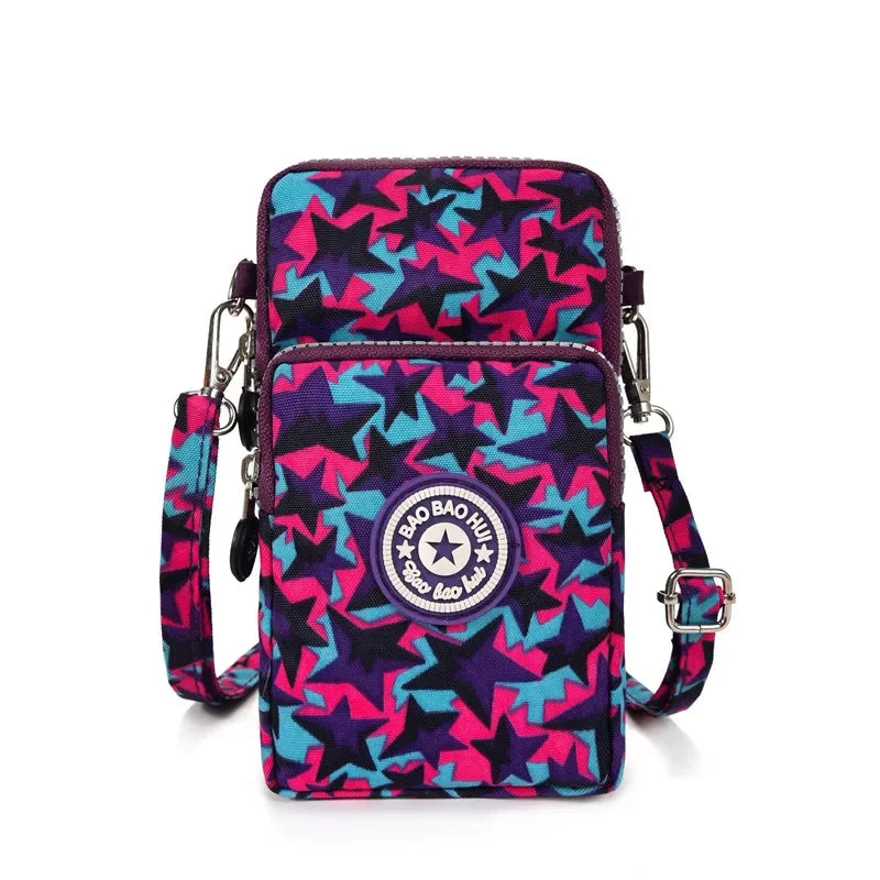 Kvinders Skrå Crossbody-Telefontaske