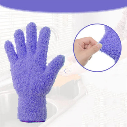 2-pak Mikrofiber Rengøringshandsker