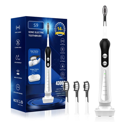 USB Genopladelig Sonic Elektrisk Tandbørste