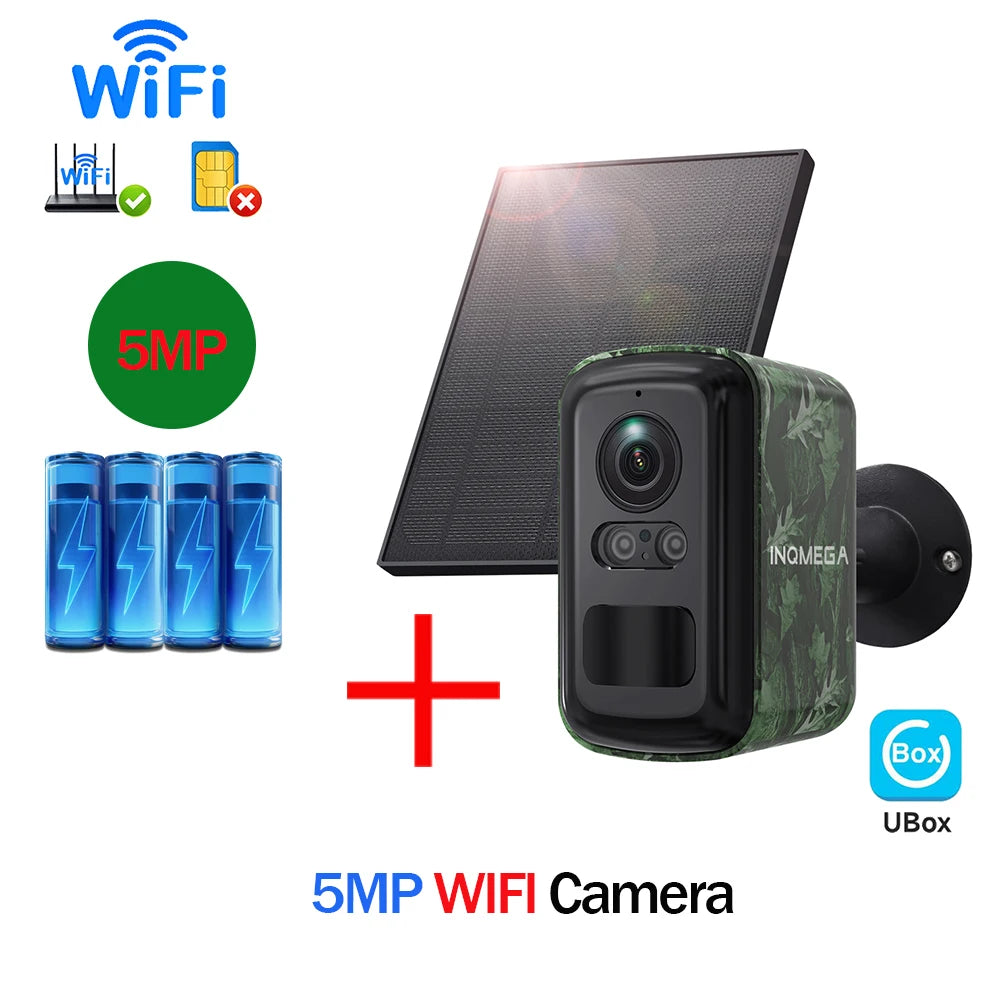 5MP 4G- og WiFi Vildtkamera med Solpanel