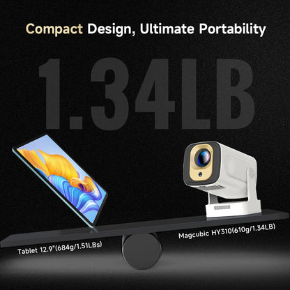 Magcubic HY310 Android 4K Projektor med Autofokus & Stemmekontrol