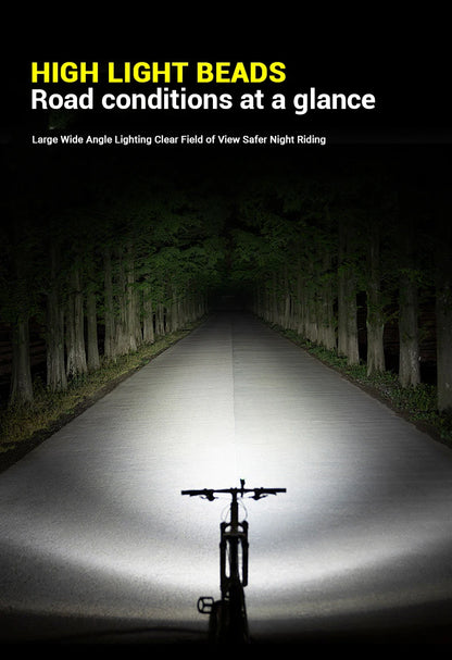 USB Genopladelig LED Cykelforlygte