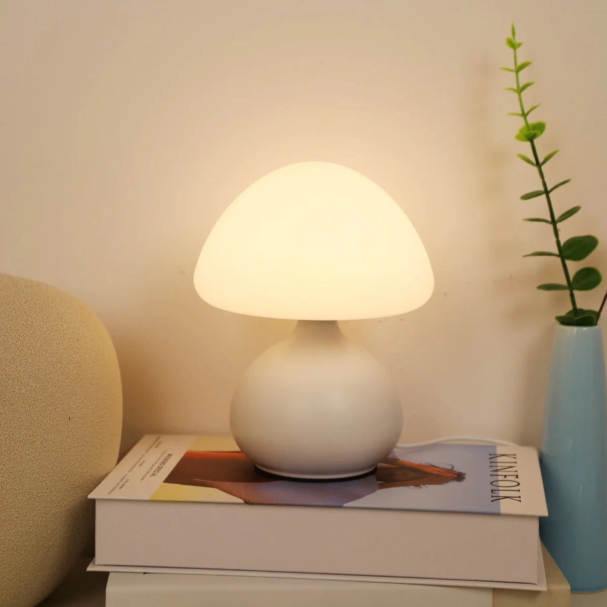 Minimalistisk Svampelampe med 3 Farver og Dæmpning