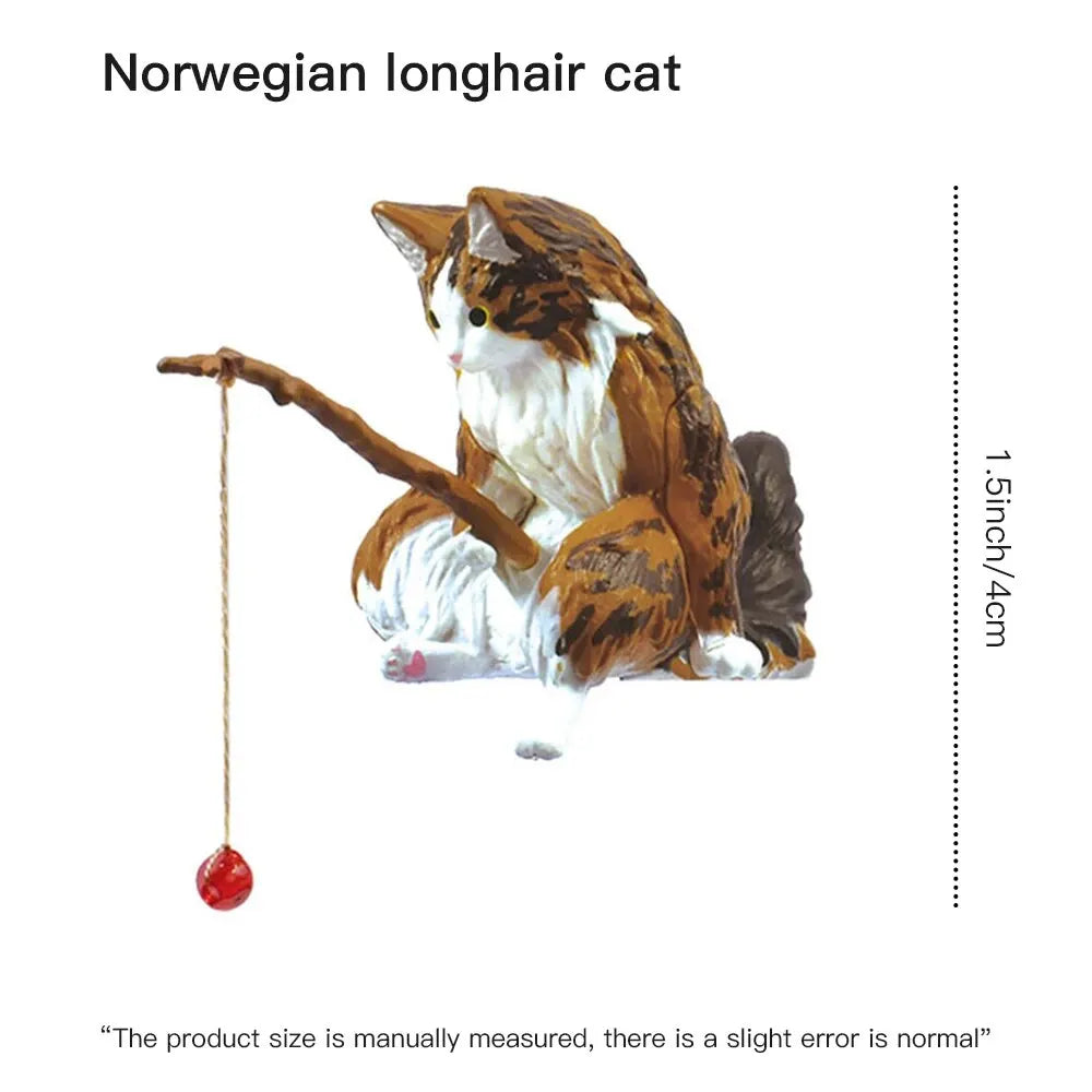 Mini Hængende Katte-Akvarium til Skrivbord