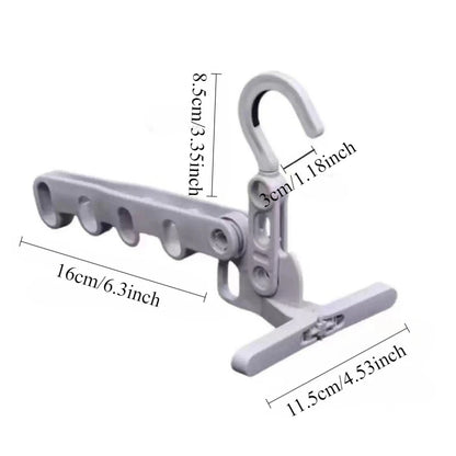 5-Hullers Foldbar Rejsebøjle til Tøj