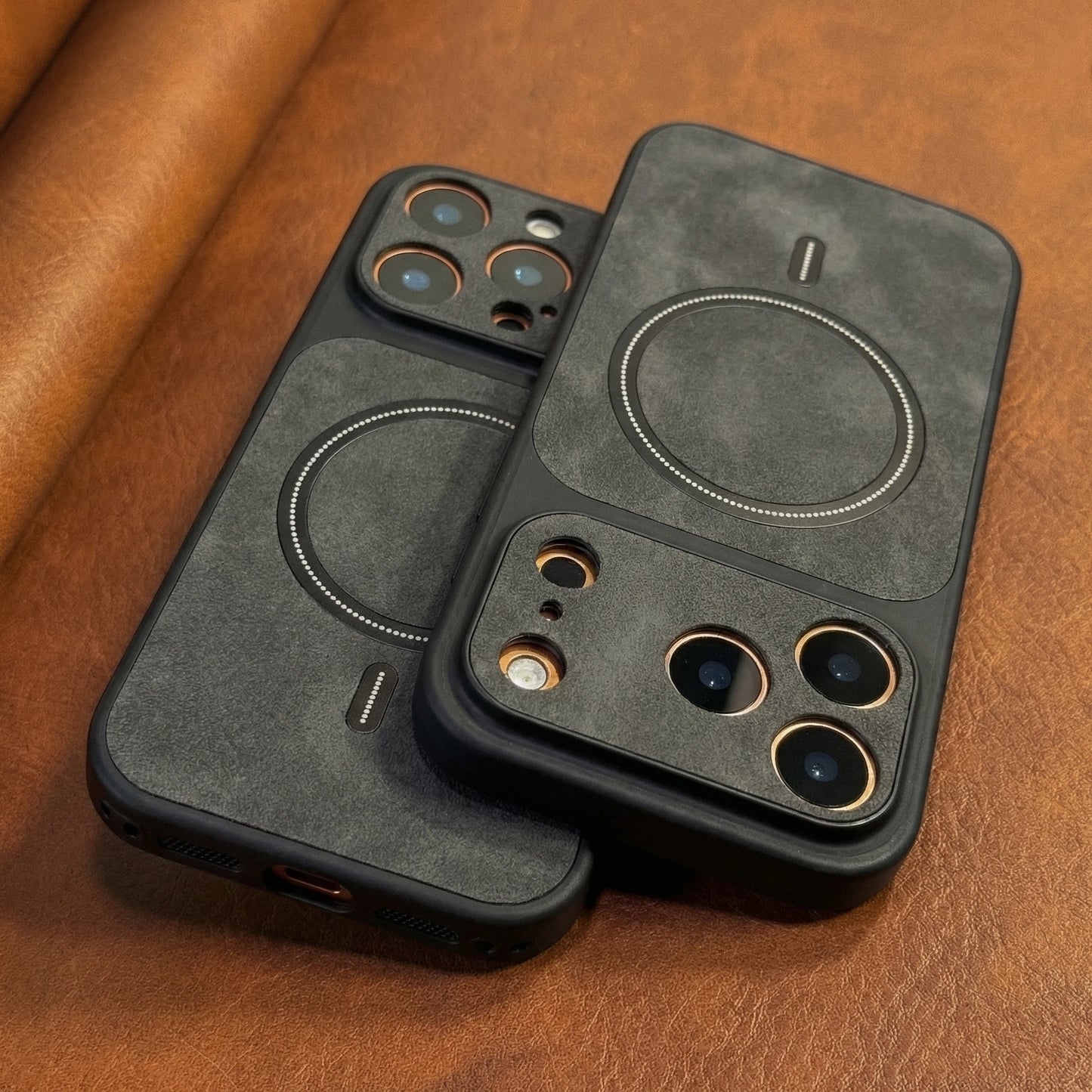 MagSafe Magnetisk Lædercover til iPhone