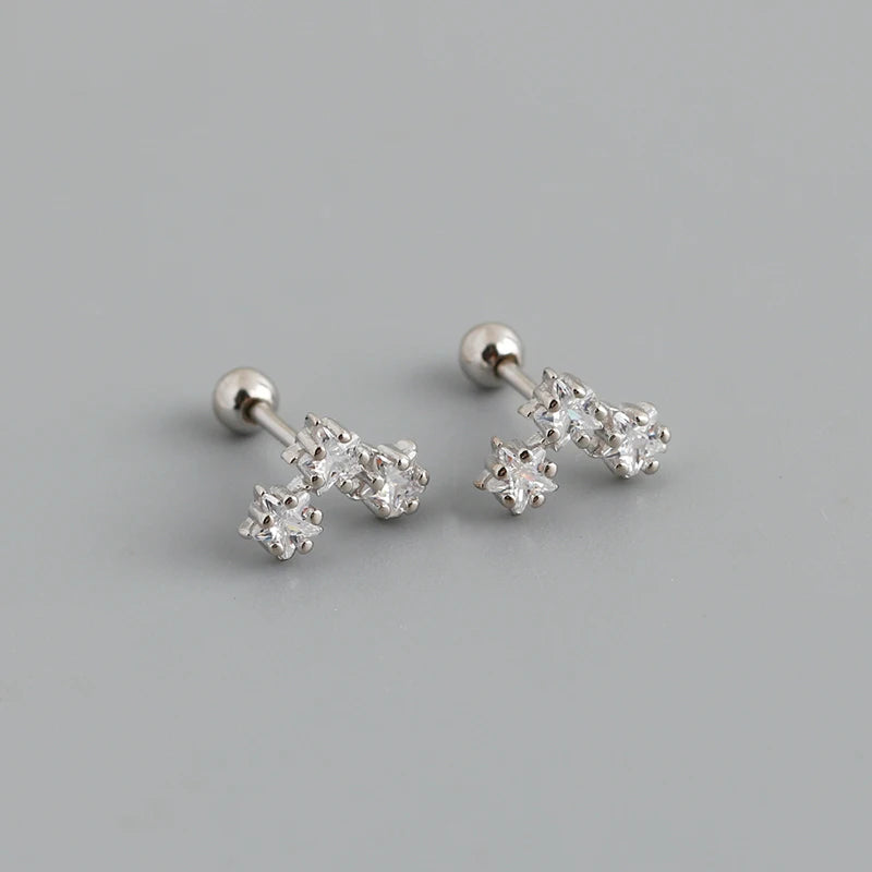 925 Sterling Sølv Mode Øreringe