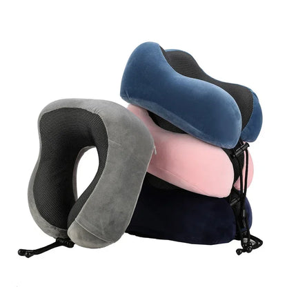 U-formet Memory Foam Rejsepude til Nakken