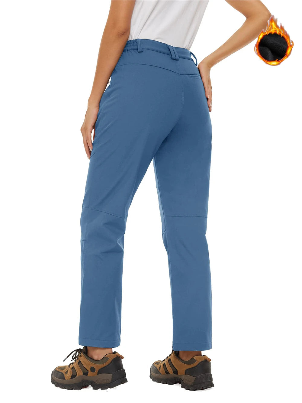 Dame Varm Vandtæt Fleece Vinterbukser