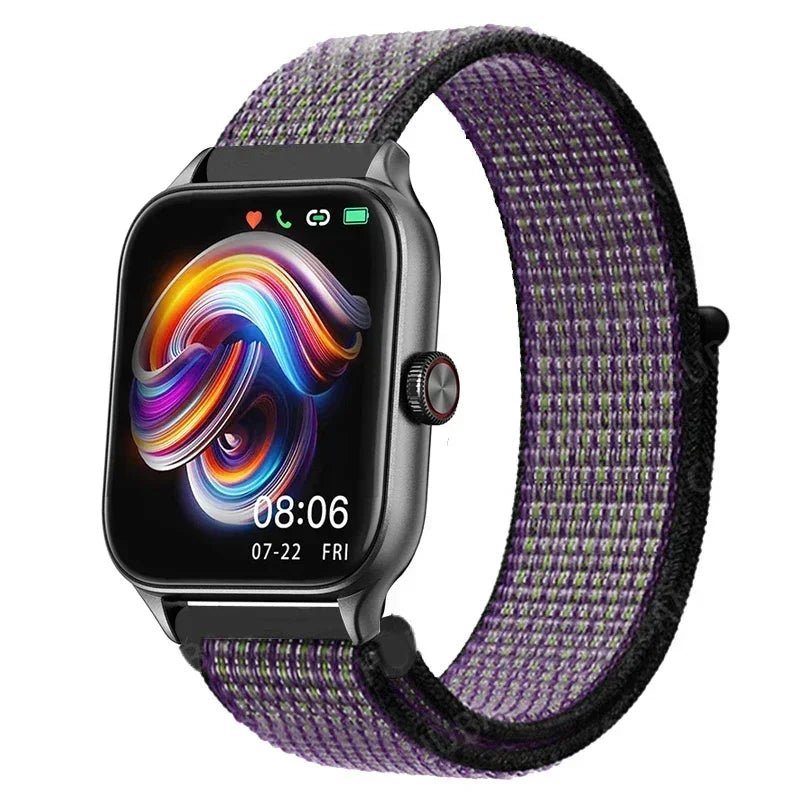 Nylonløkke Urrem til Amazfit, Samsung, Huawei, Xiaomi, Garmin