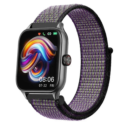 Nylonløkke Urrem til Amazfit, Samsung, Huawei, Xiaomi, Garmin