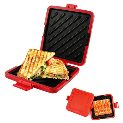 Toastie-maker til Mikroovn med Aftagelige Non-stick-plader