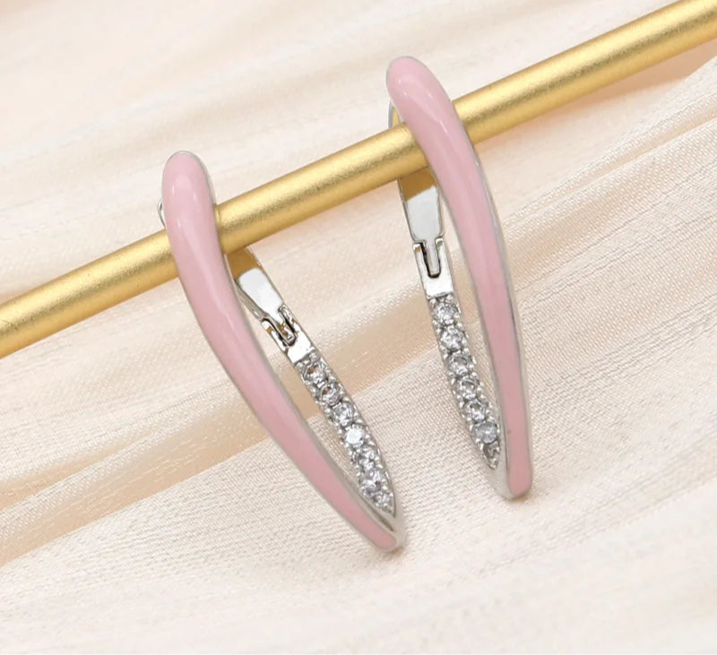 Emaljeøreringe til Kvinder