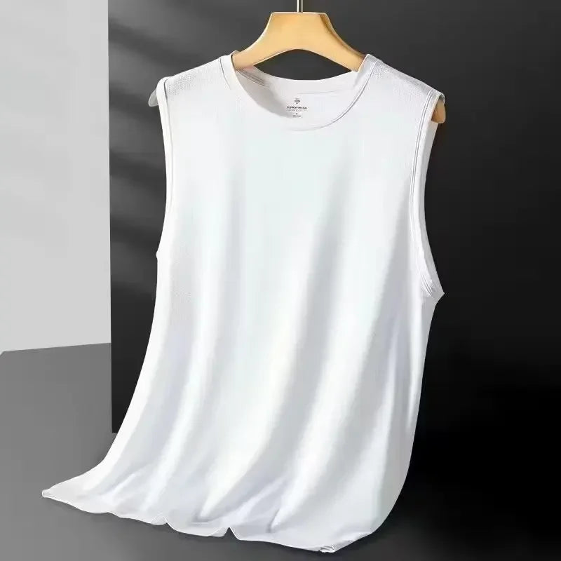 Herre Letvægts Sommertanktop i Issilke