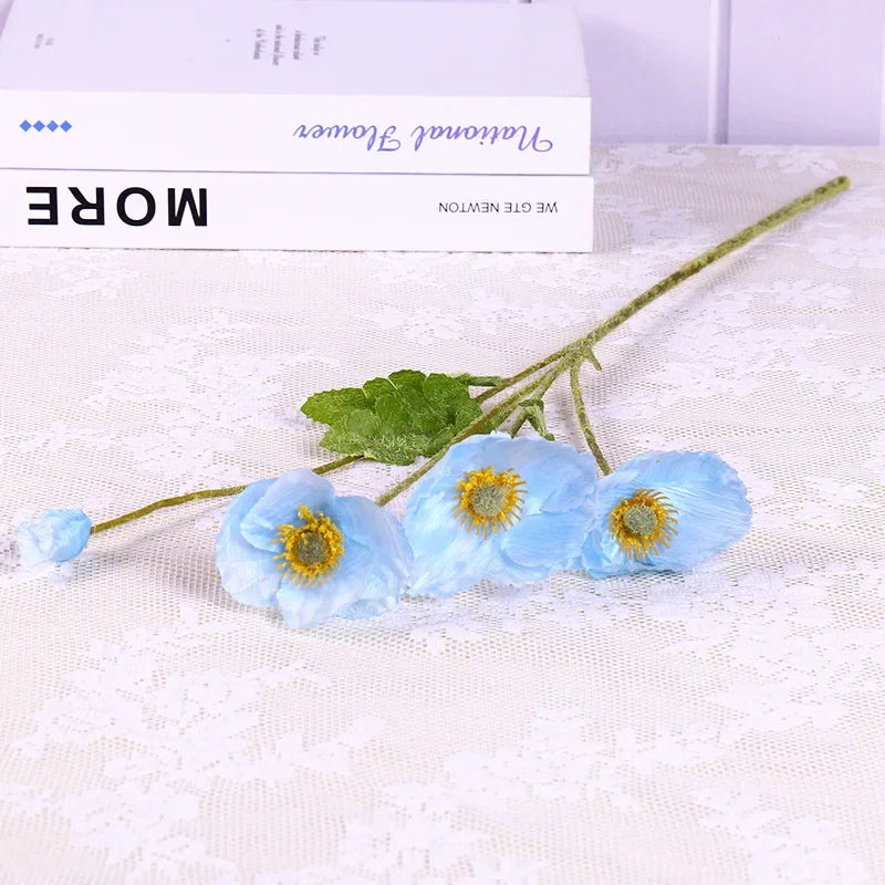 Kunstige Valmueblomster til Boligindretning