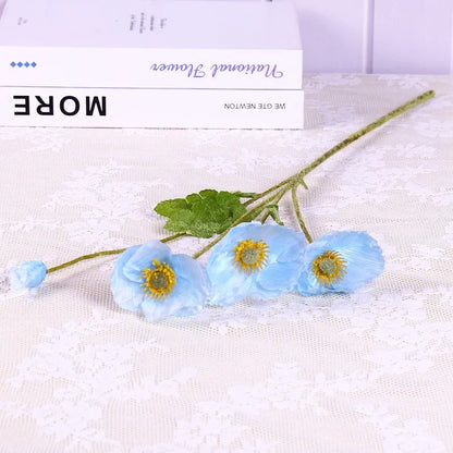 Kunstige Valmueblomster til Boligindretning