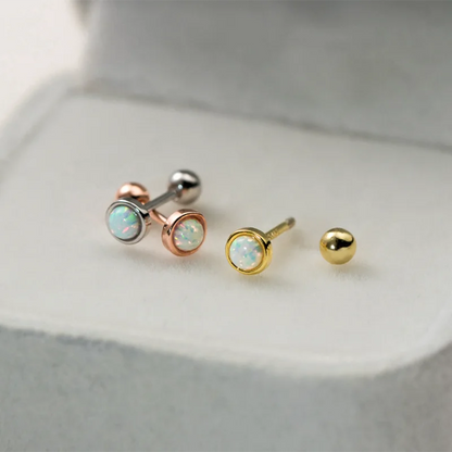 Sterlingsølv Opal Ørestikker til Kvinder