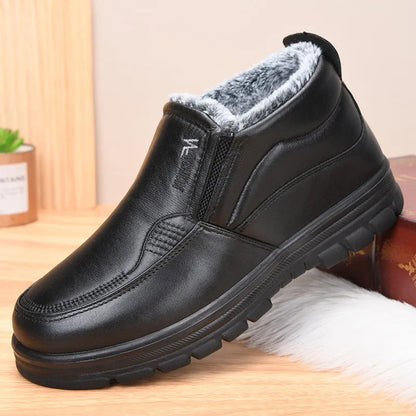 Varme Slip-on Vintersko til Mænd med Fleecefor
