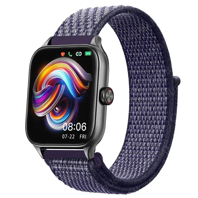 Nylonløkke Urrem til Amazfit, Samsung, Huawei, Xiaomi, Garmin