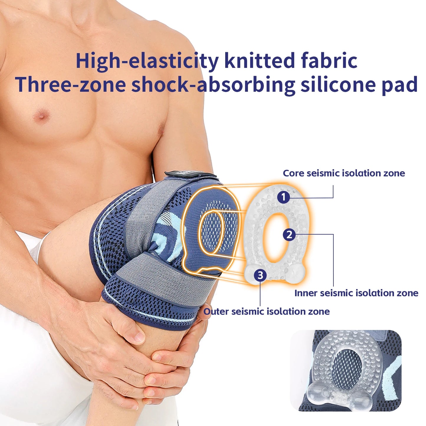 1 Stk. Knæstøttekompressionsærme til Sportsstøtte