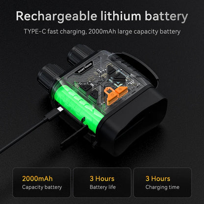 1080P Digital Nattekikkert 10x 800m med Stor Skærm