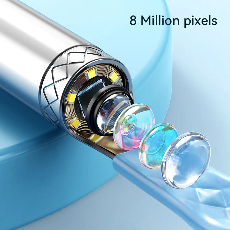 Trådløst Genopladeligt Ørerensesæt med Kamera