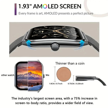 Ultratyndt Smartwatch med AMOLED-skærm