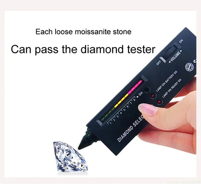 Sterlingsølv Hestesko Halskæde med Moissanit