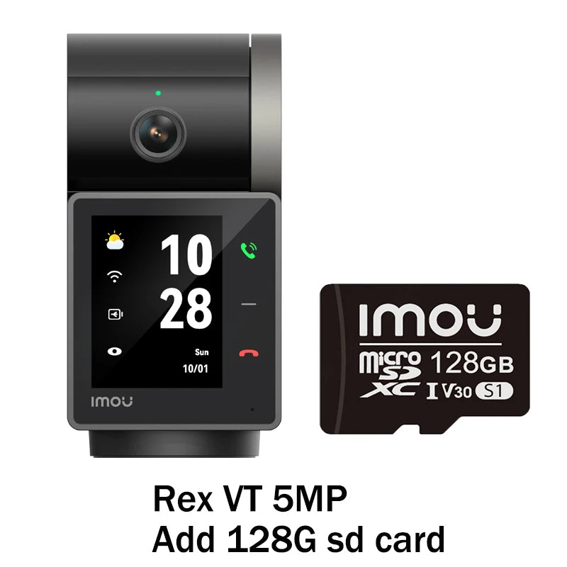 Indendørs WiFi-Sikkerhedskamera med Skærm og Tale