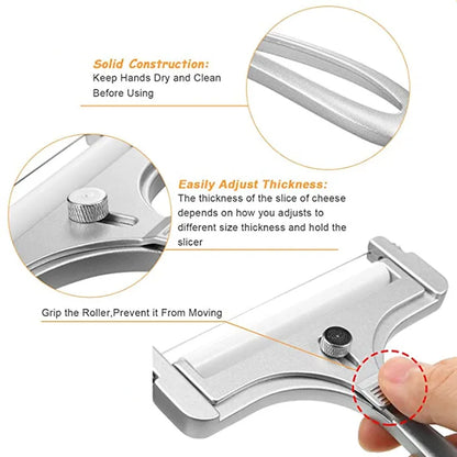 Justerbar Oste- og Smørskærer i Tråd