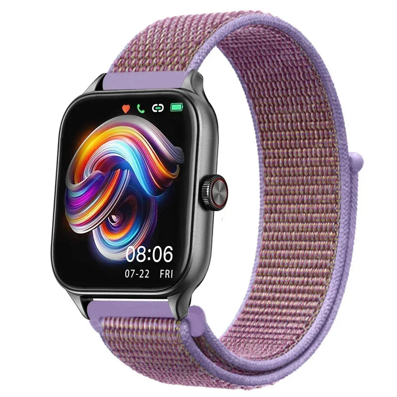 Nylonløkke Urrem til Amazfit, Samsung, Huawei, Xiaomi, Garmin