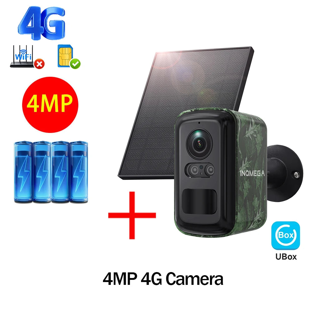 5MP 4G- og WiFi Vildtkamera med Solpanel