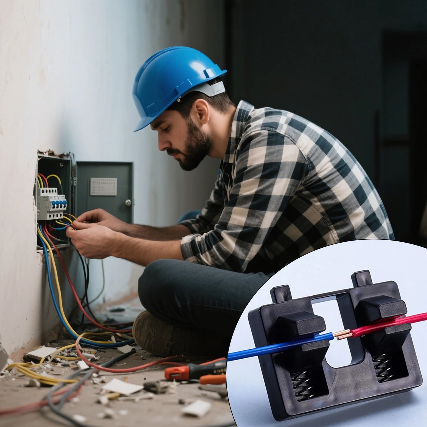 Justerbar Ledningsholder til Lodning